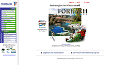 Desktop Screenshot of forbach.de