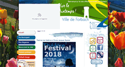 Desktop Screenshot of forbach.fr